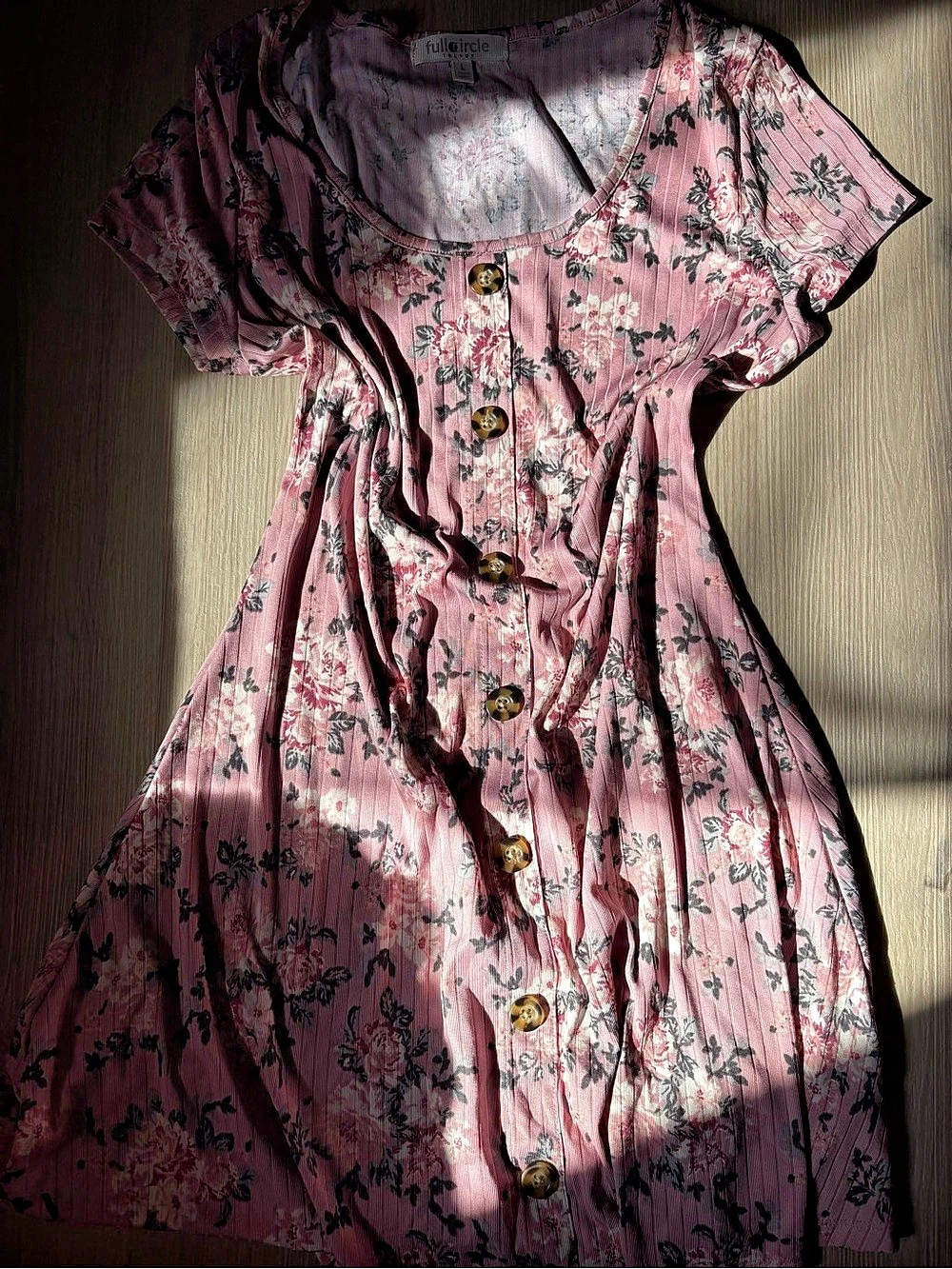 Full Tilt Floral Mini Dress in Pink